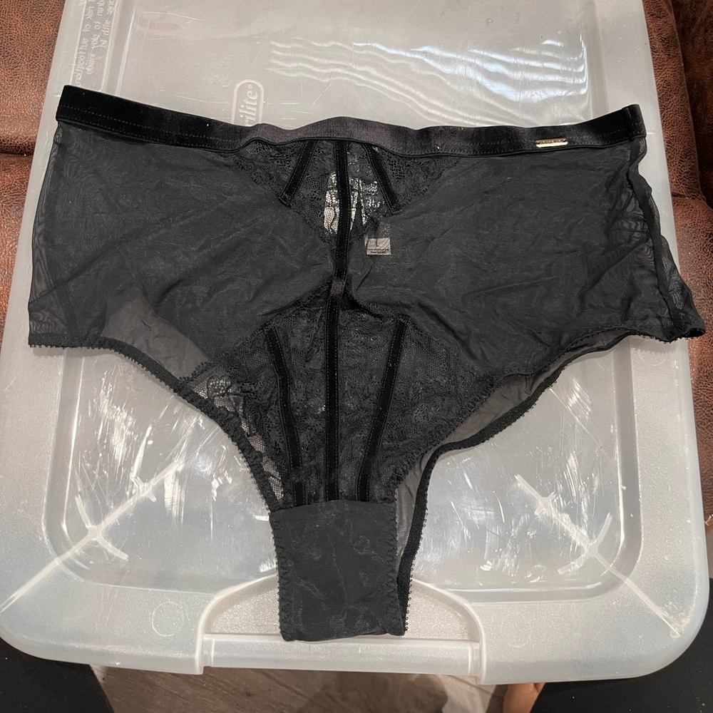 🌸Adore Me Black Sheer Panties